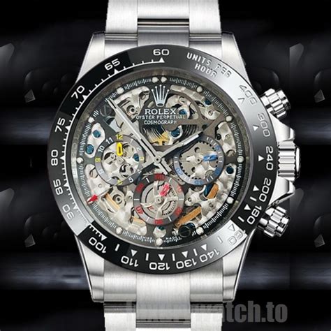 rolex skeleton wrist watch|best skeleton automatic mechanical watches.